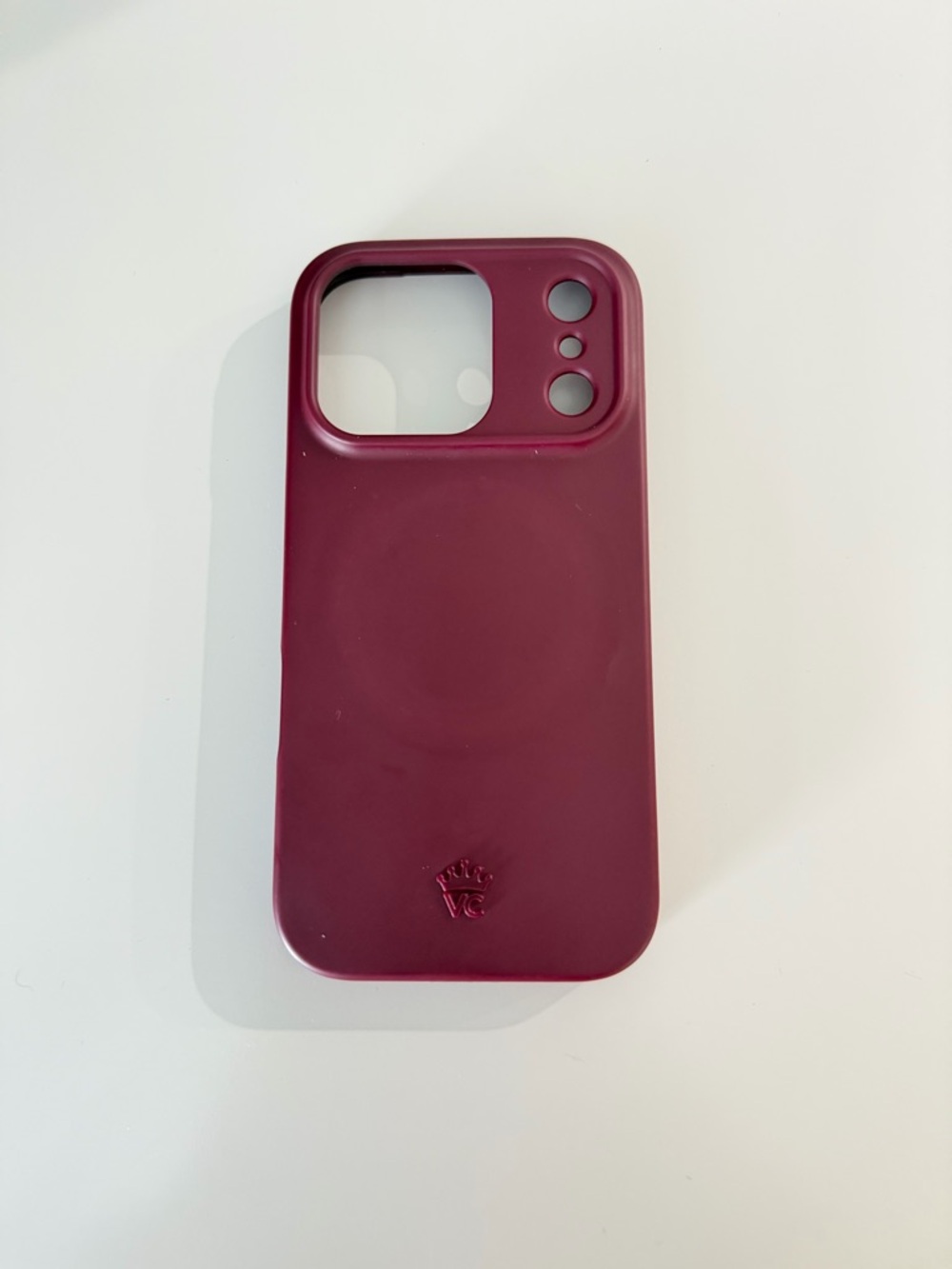 Velvet Caviar Burgundy iPhone 17 pro case